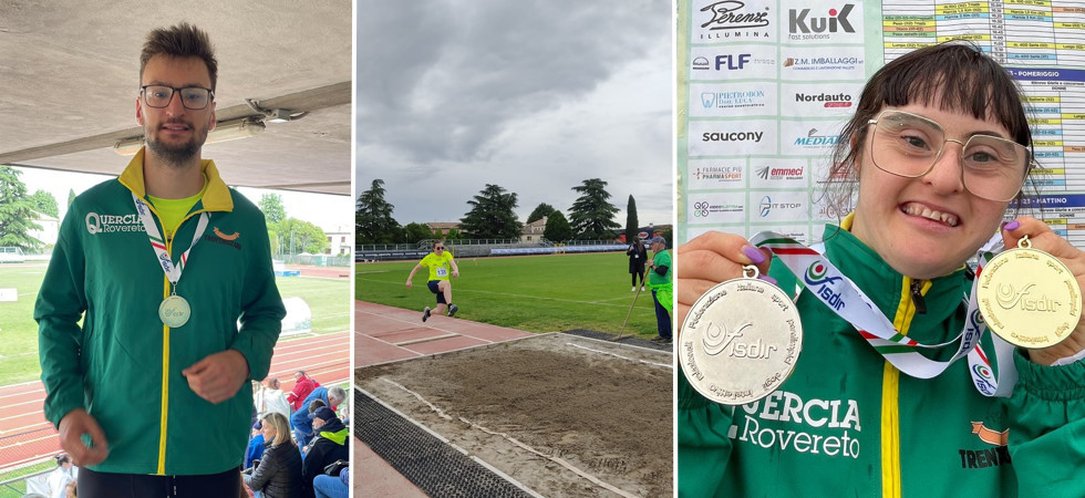 Campionati di atletica leggera Fisdir, i ragazzi del Quercia Rovereto trionfano